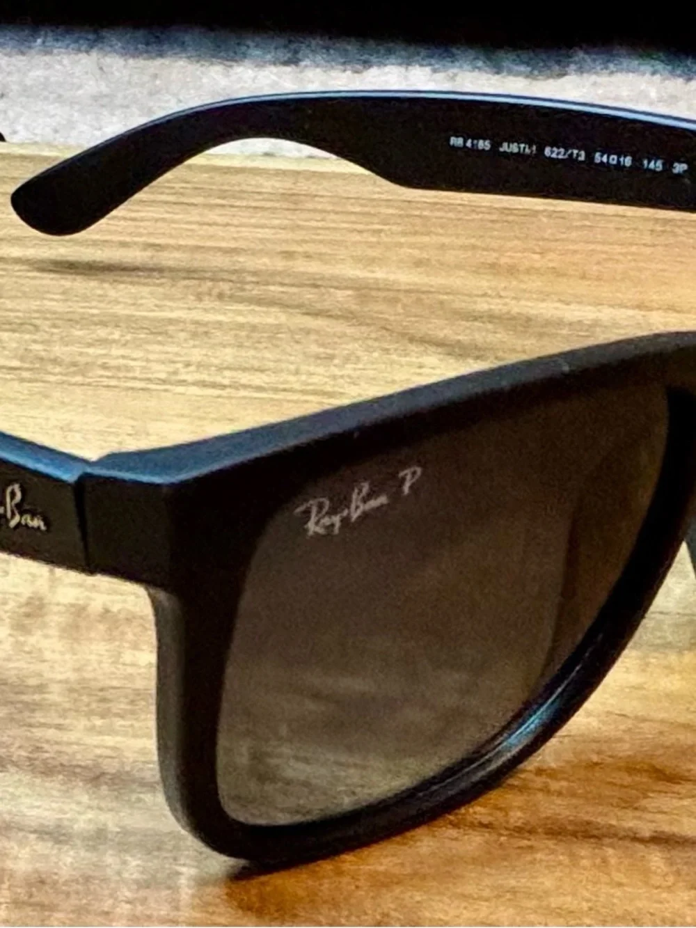 Ray-Ban Black Rectangular Sunglasses